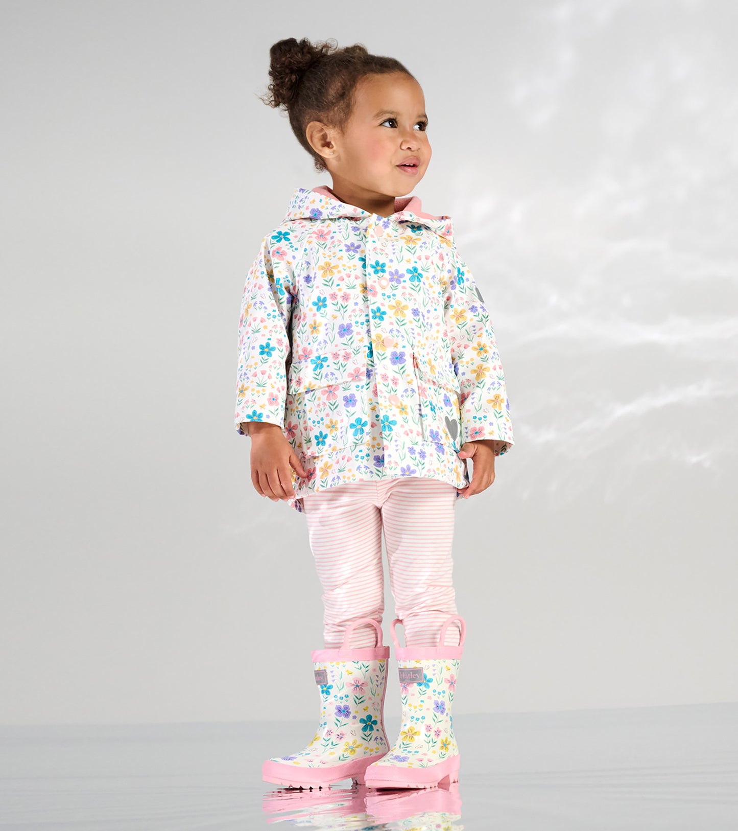 Hatley Little Garden Chicks Rainboot With Handles