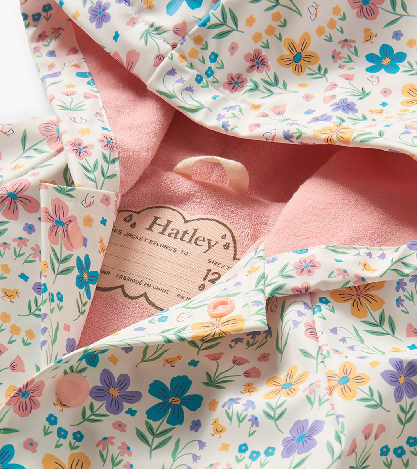 Hatley Little Garden Chicks Snap Raincoat