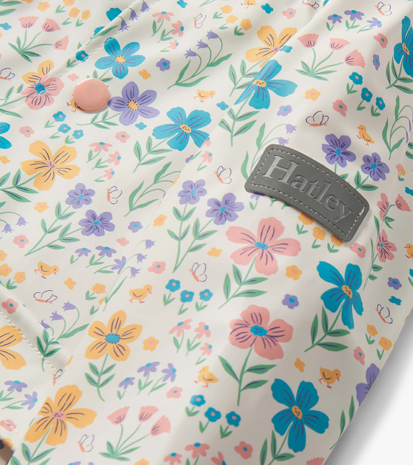 Hatley Little Garden Chicks Snap Raincoat