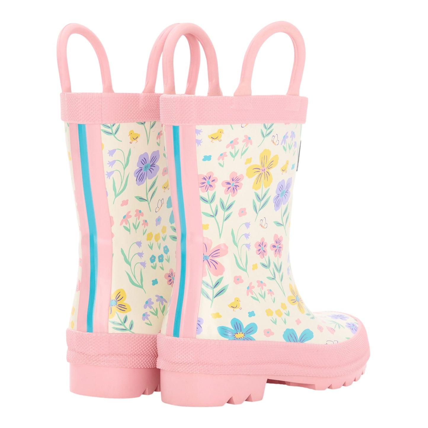 Hatley Little Garden Chicks Rainboot With Handles
