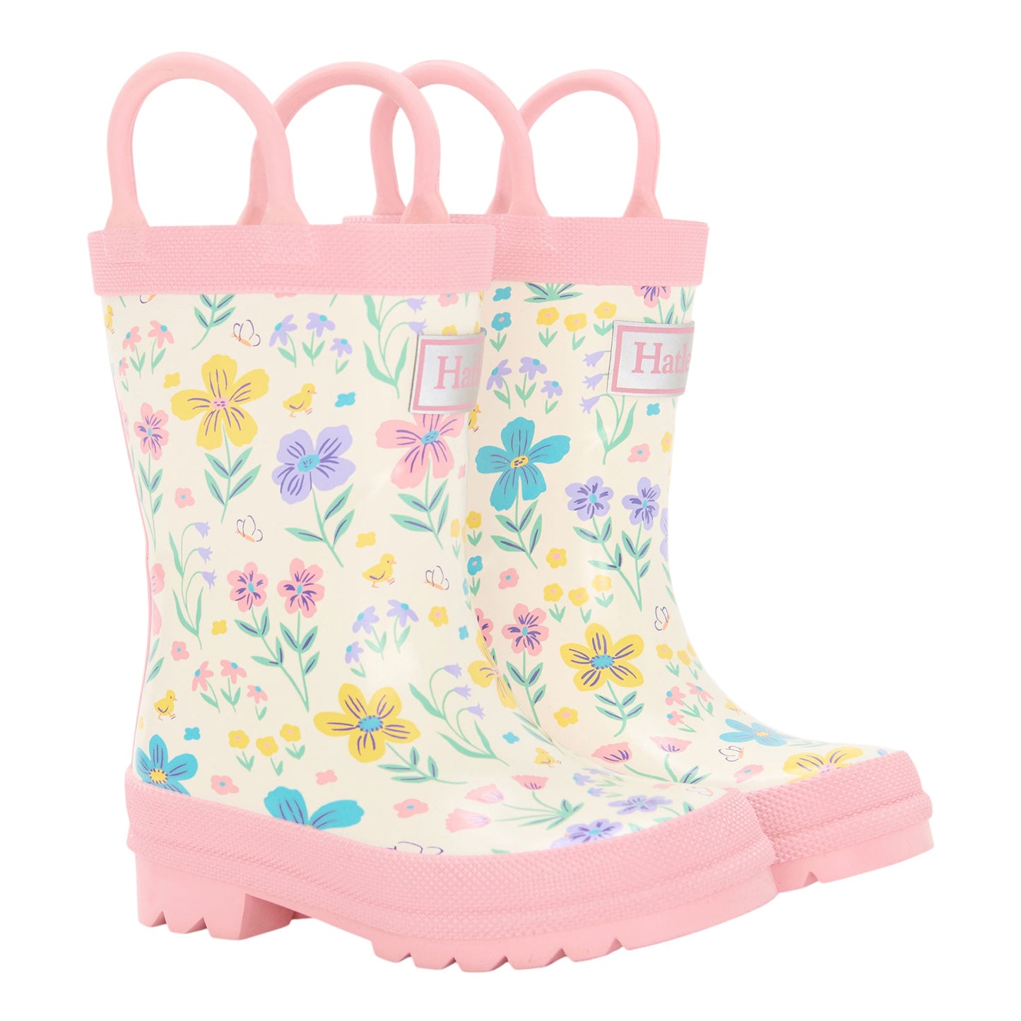 Hatley Little Garden Chicks Rainboot With Handles