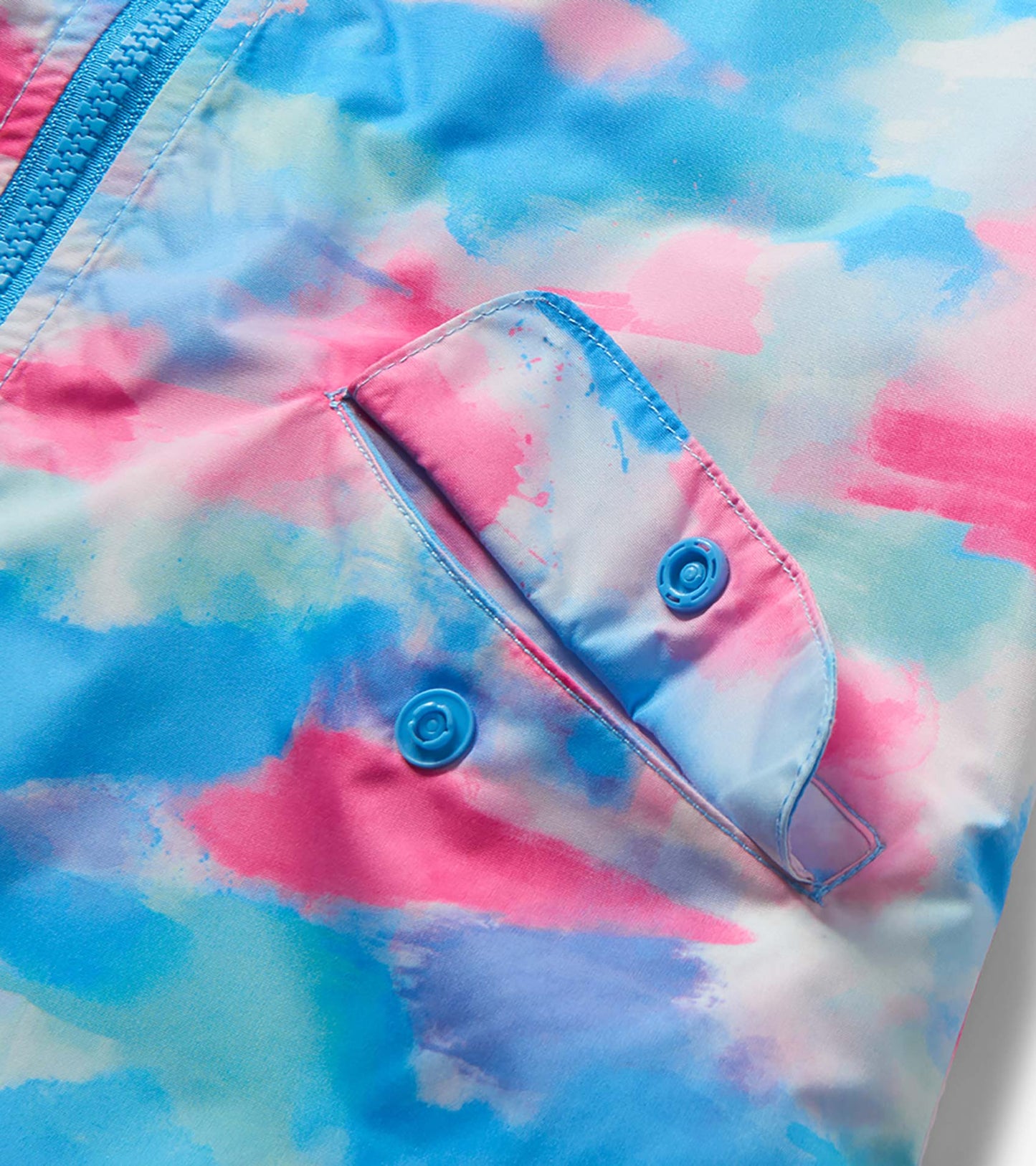 Hatley Sunset Tie Dye Microfiber Field Jacket
