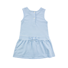 Load image into Gallery viewer, Florence Eiseman Martha&#39;s Vineyard Stripe Knit Dress With Tulips