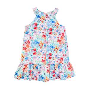 Florence Eiseman Easy Breezy Floral Dress With Shirred Skirt