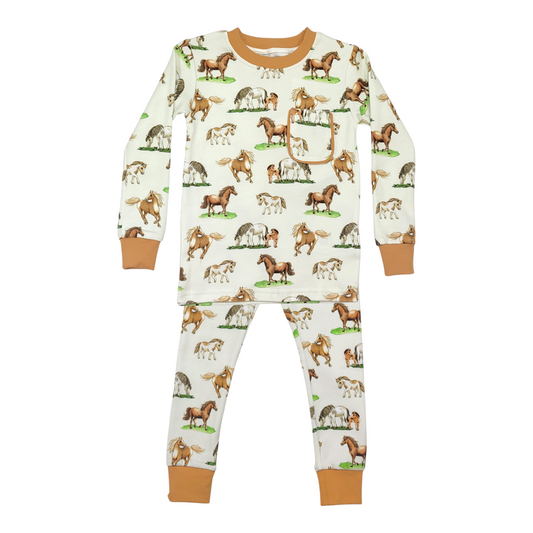 Nola Tawk Saddle Up Pajama Set