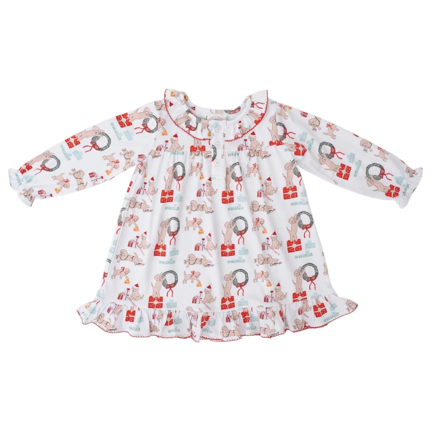 Cypress Row Santa Paws Louise Lounge Gown