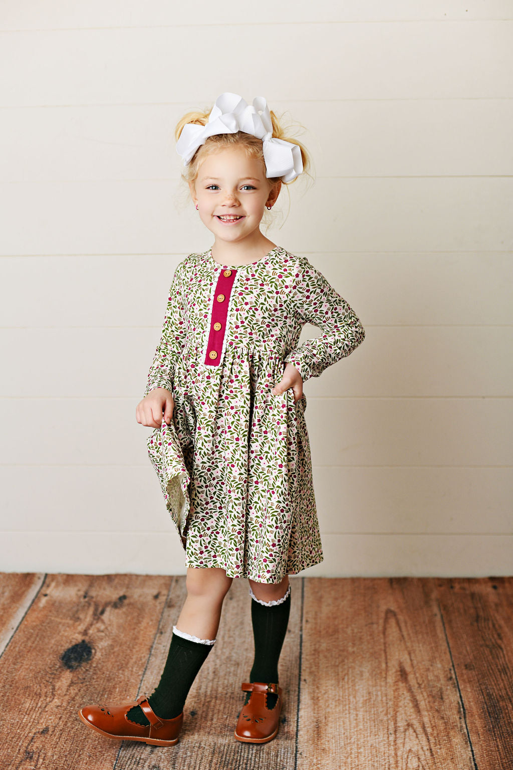 Swoon Baby Ditsy Floral Petal Dress