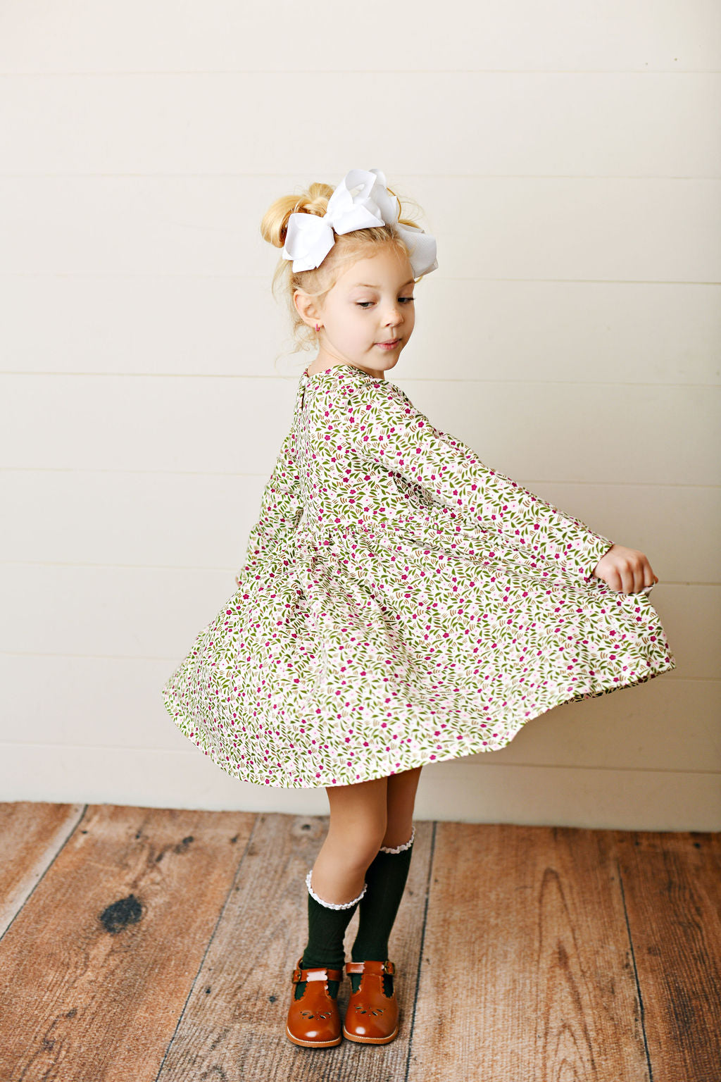 Swoon Baby Ditsy Floral Petal Dress