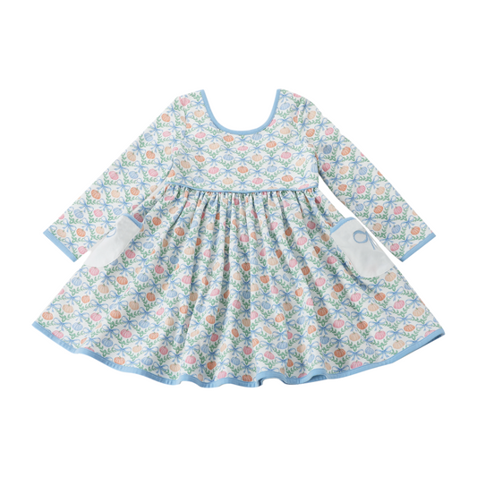 Swoon Baby Pocket Embroidery Flair Dress