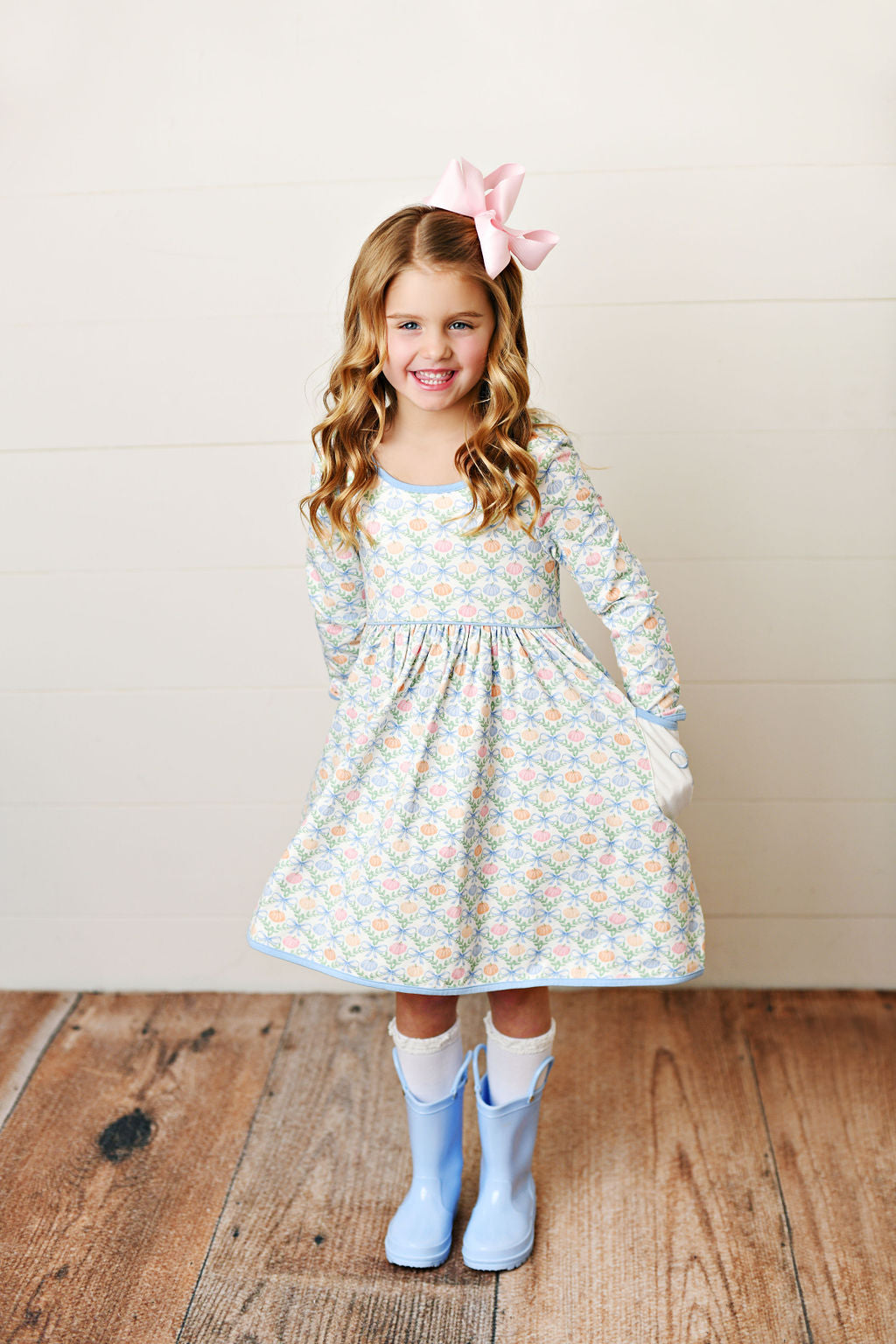 Swoon Baby Pocket Embroidery Flair Dress