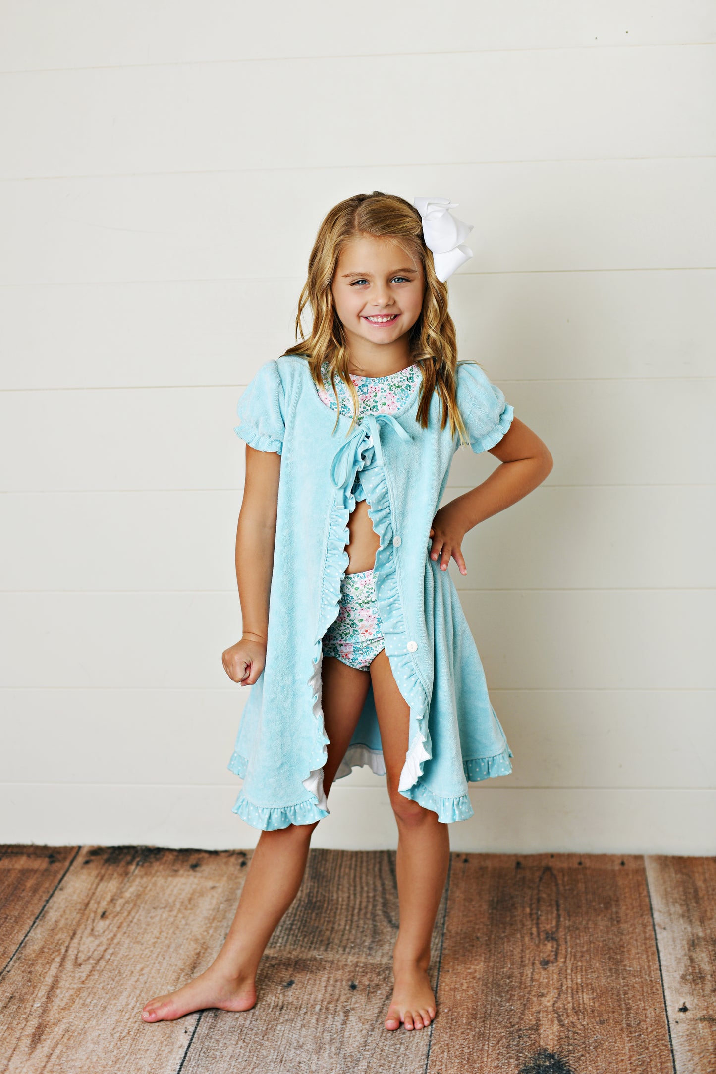 Swoon Baby Sea Breeze Bloom Cover Up