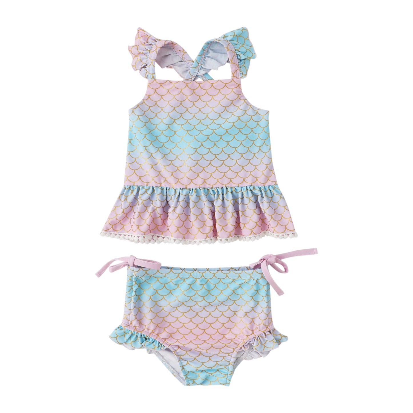 Swoon Baby Shimmer Mermaid Tunic Swimsuit