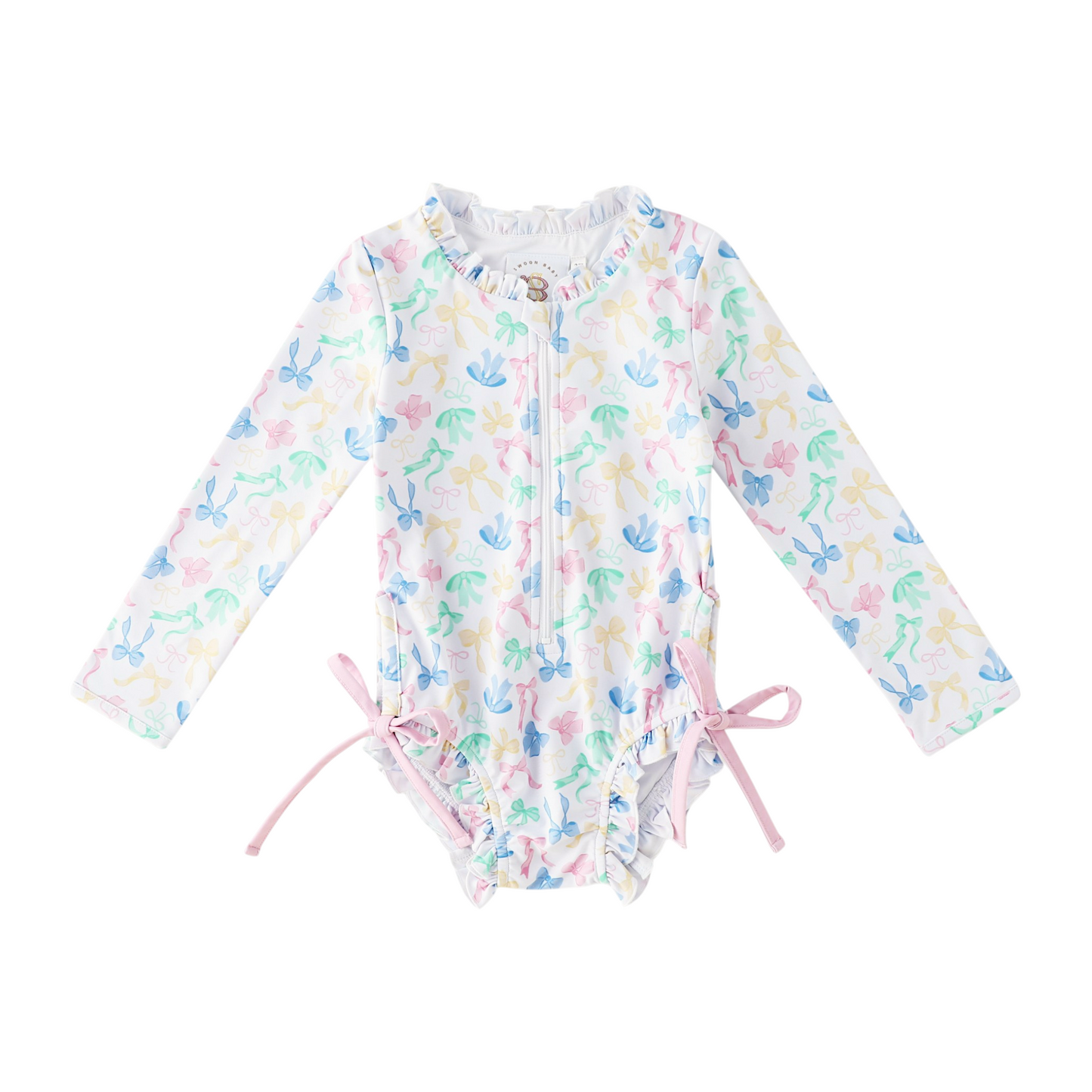 Swoon Baby Bow-tiful Rashguard Swimsuit