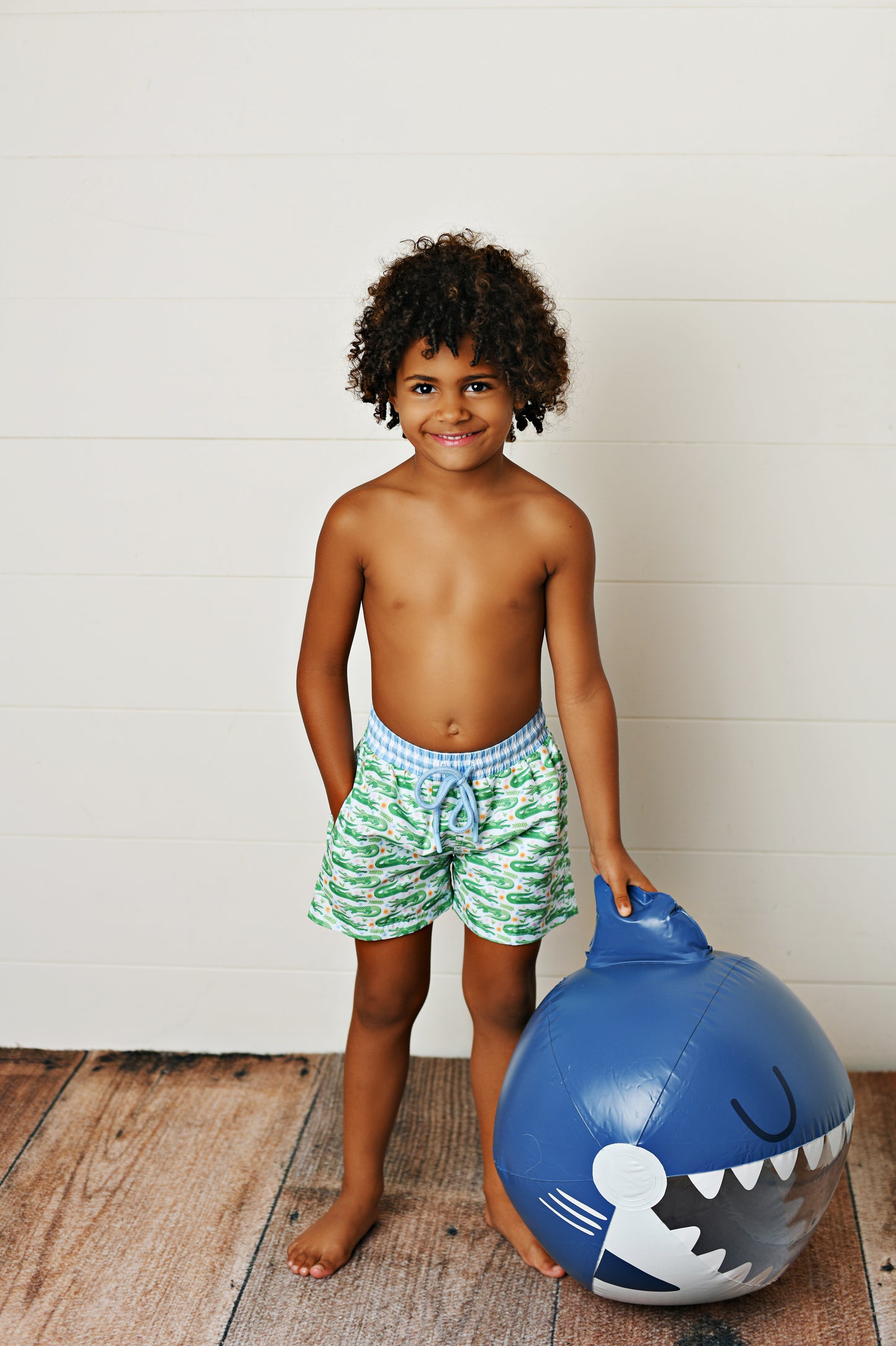 Swoon Baby Citrus Blooms Swim Trunk