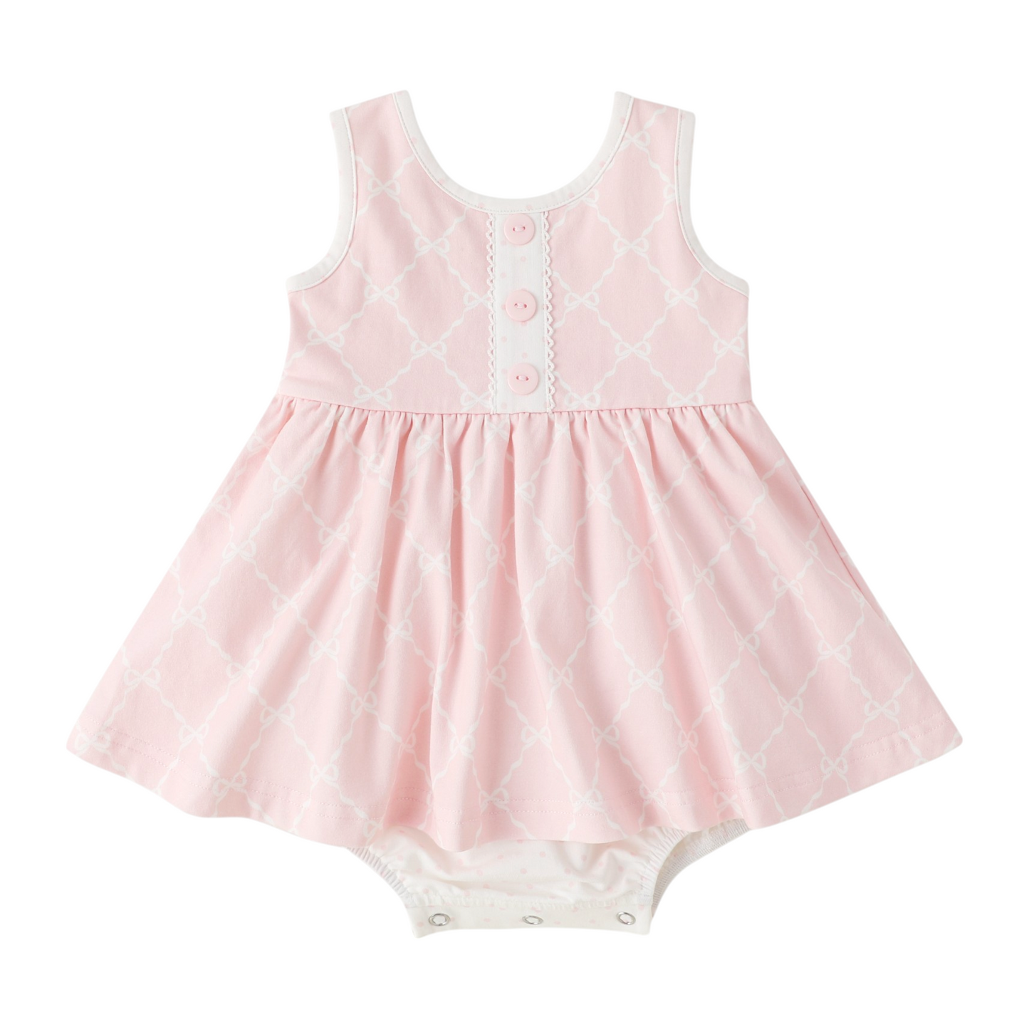 Swoon Baby Pretty Pink Ribbons And Bows Bubble Dress