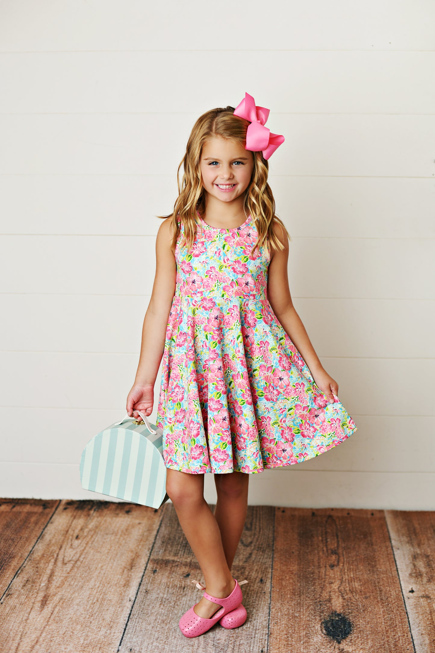 Swoon Baby Hawaiian Bloom Flaire Dress