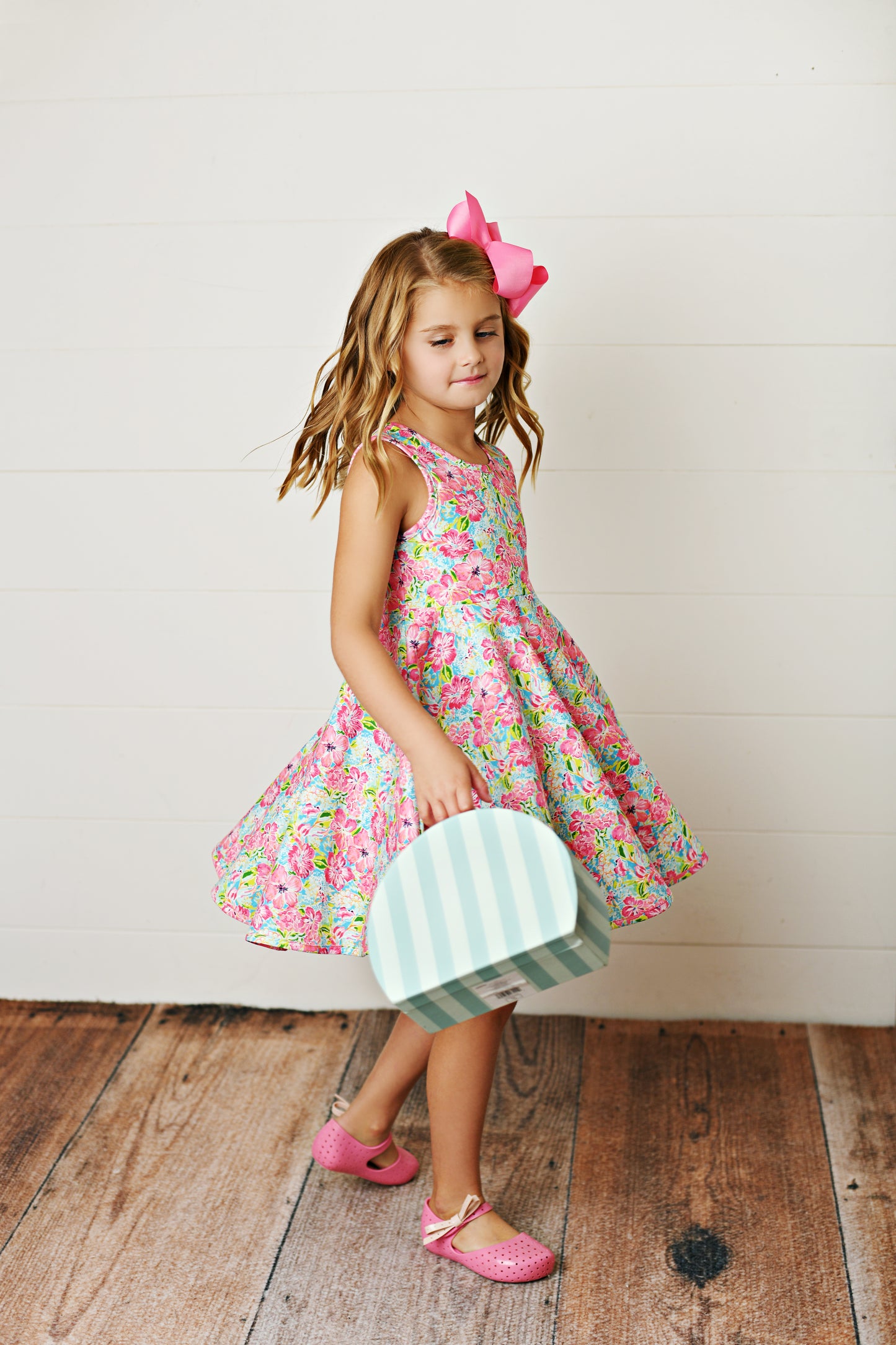 Swoon Baby Hawaiian Bloom Flaire Dress