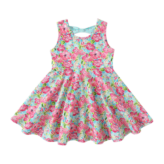 Swoon Baby Hawaiian Bloom Flaire Dress