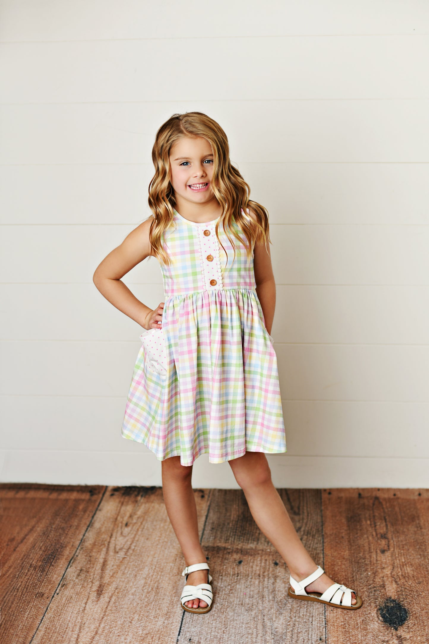 Baby Swoon Perfectly Plaid Bliss Dress