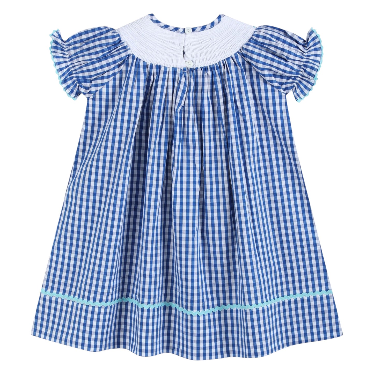 Lil Cactus Smocked School Bishop Dress