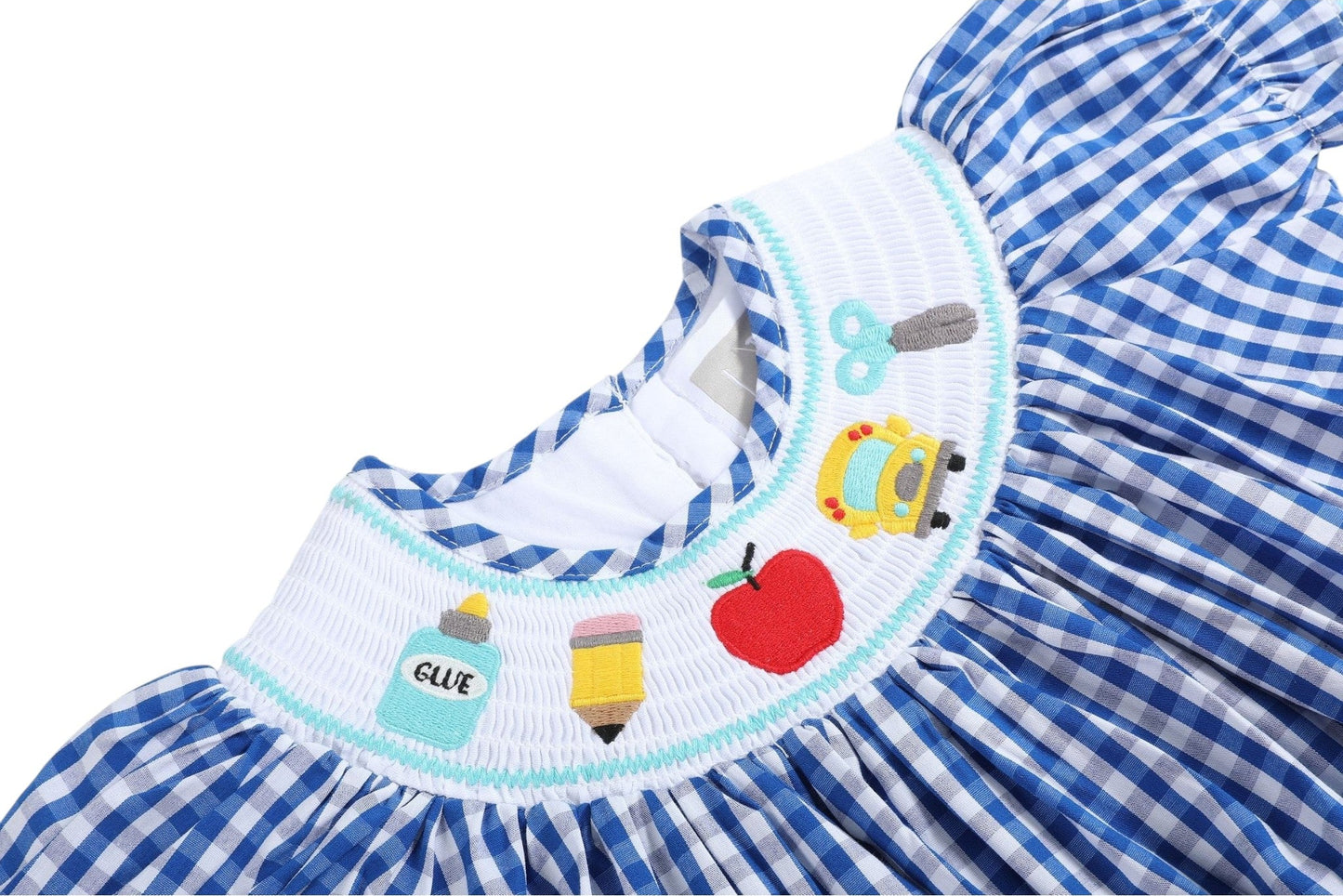 Lil Cactus Smocked School Bishop Dress