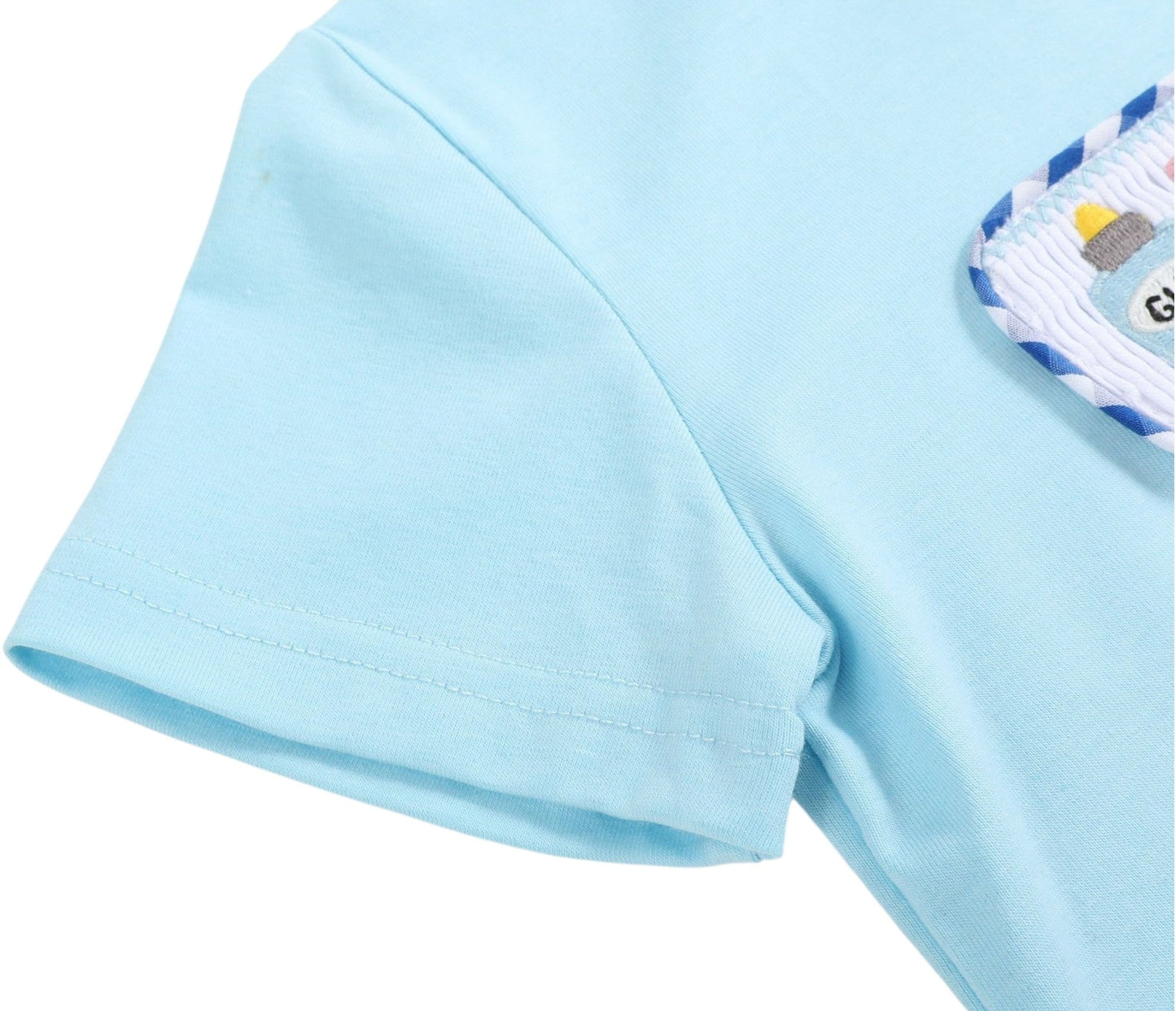 Lil Cactus Smocked School Short Set