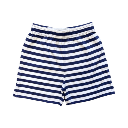 Luigi Striped Cotton Jersey Knit Short