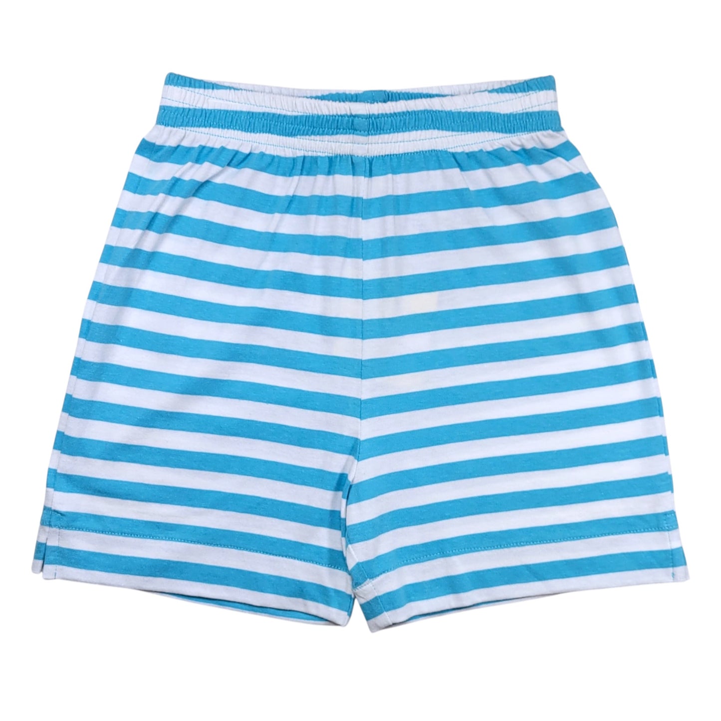 Luigi Striped Cotton Jersey Short With Slit