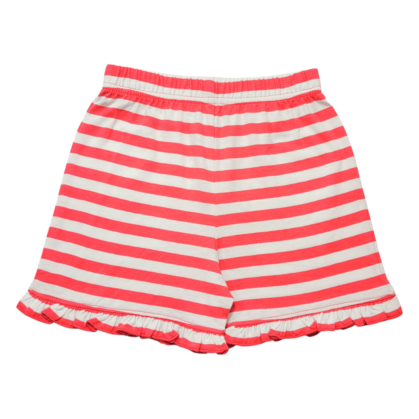 Luigi Striped Ruffle Edge Shorts