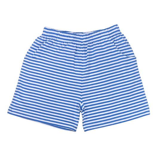 Luigi Striped Jersey Pocket Short