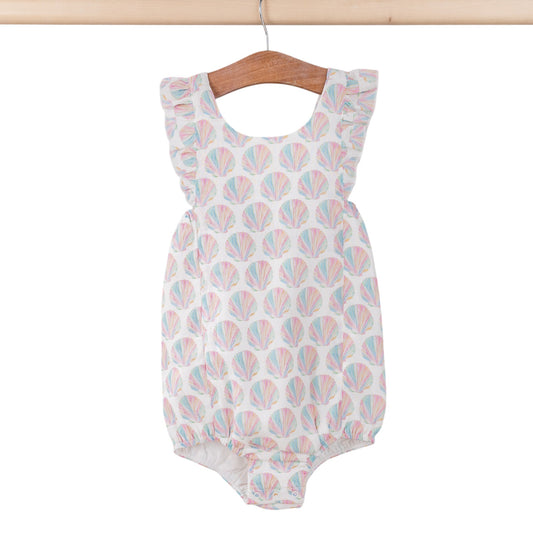 Nola Tawk Shell Yeah! Organic Muslin Romper
