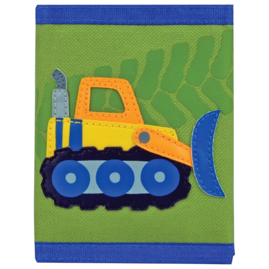 Stephen Joseph Tri-Fold Construction Appliqué Wallet