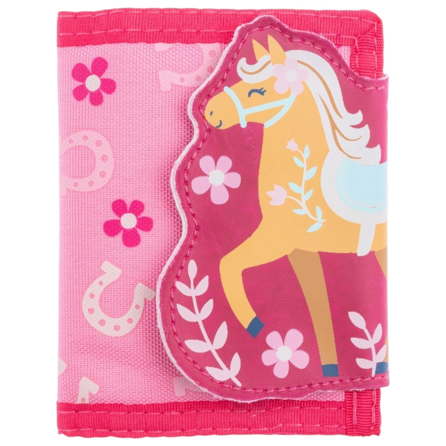 Stephen Joseph Tri-Fold Horse Appliqué Wallet