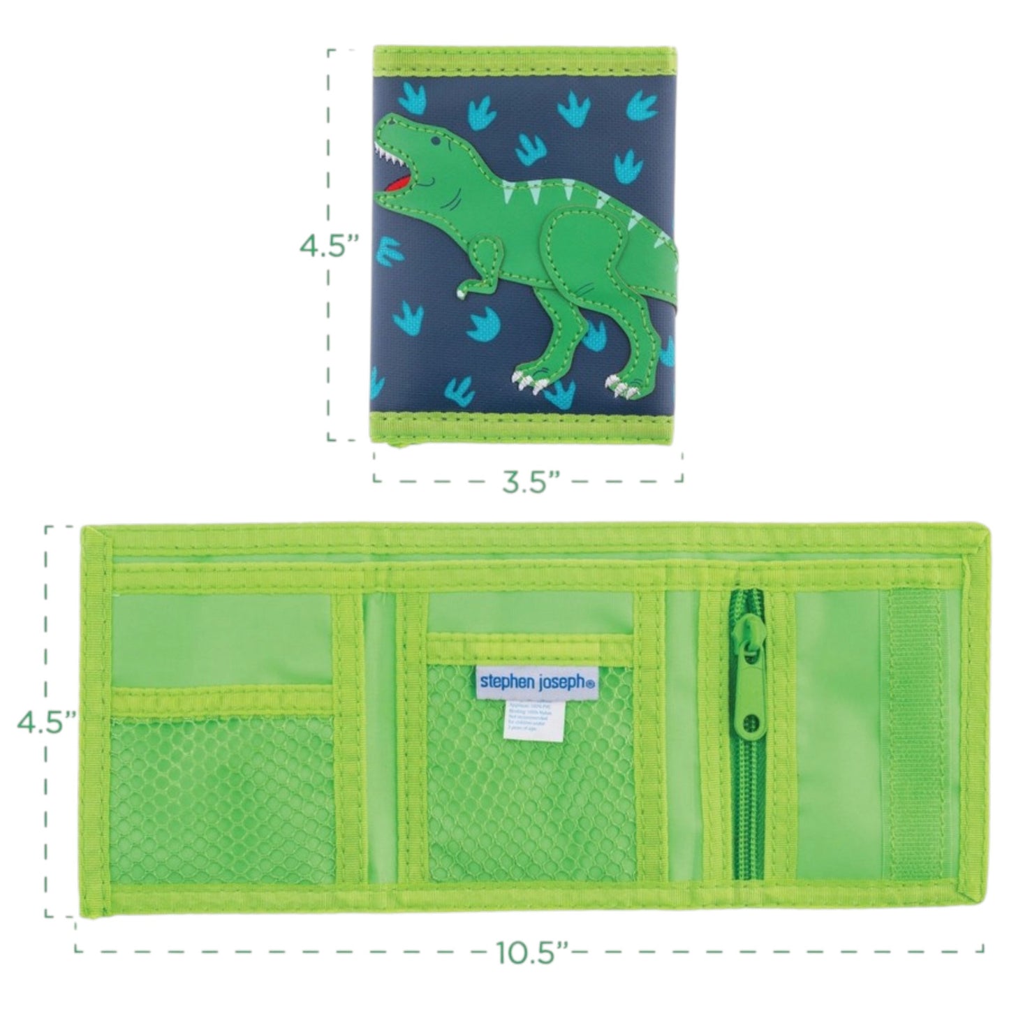 Stephen Joseph Tri-Fold Horse Appliqué Wallet