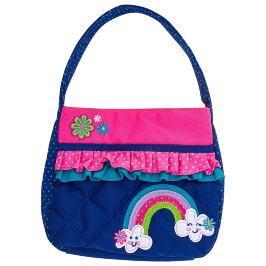 Stephen Joseph Rainbow Quilted Purse