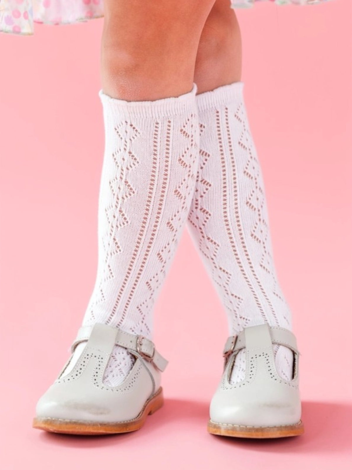 Little Stocking Co. Scalloped Fancy Knee-High Socks