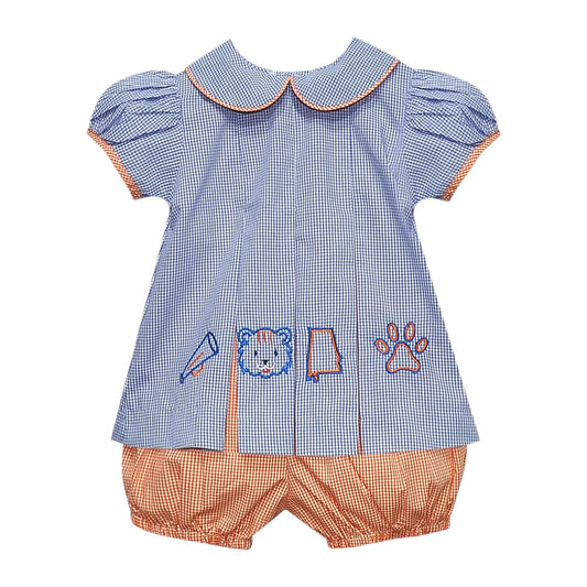 Southern Saturday Tiger Logo Bloomer Set