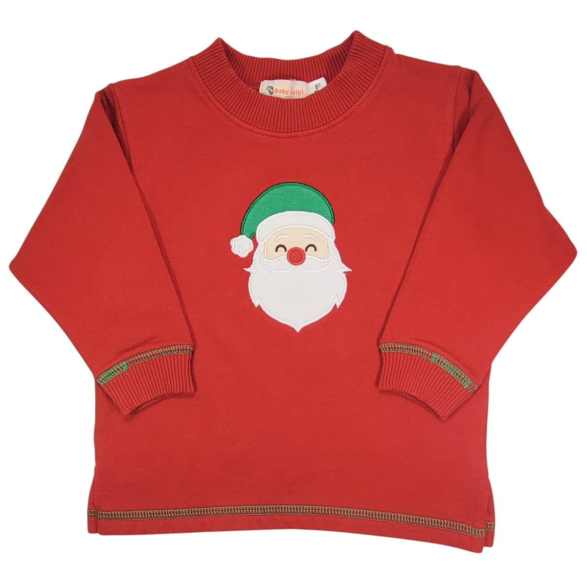 Luigi Santa Face Sweatshirt