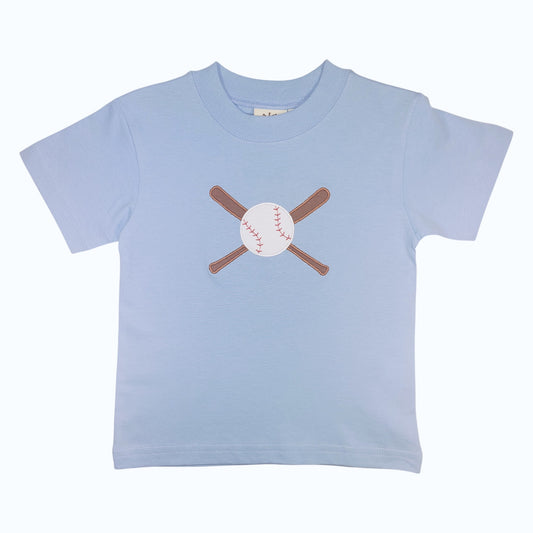 Luigi Crossed Bats with Baseball T-Shirt