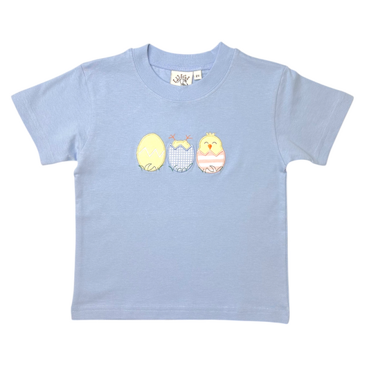 Luigi Chicks In Eggs Applique Tee