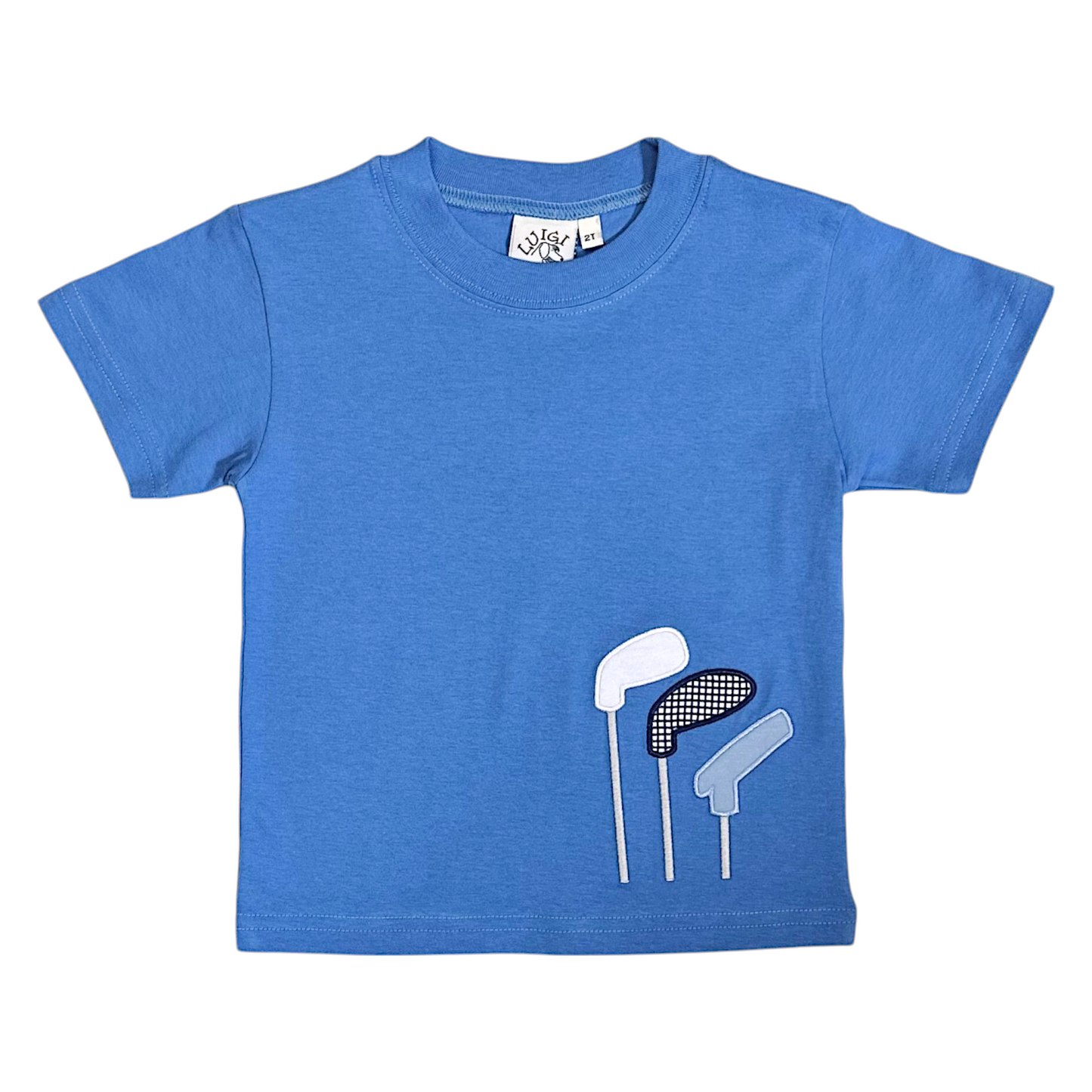 Luigi Golf Clubs Applique Tee