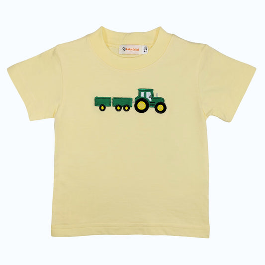 Luigi Tractor With Two Wagons T-Shirt