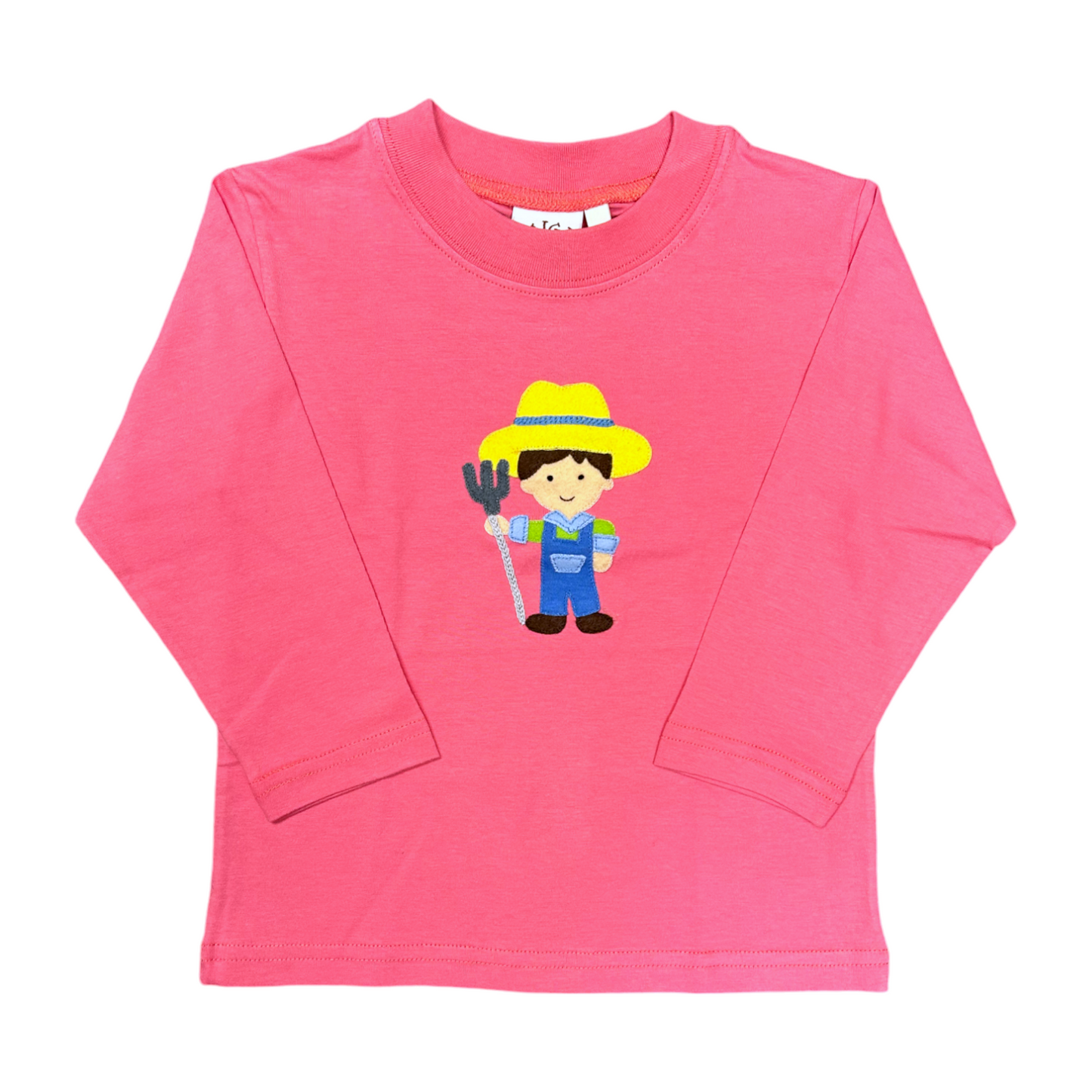 Luigi Farm Boy Hand Applique Tee