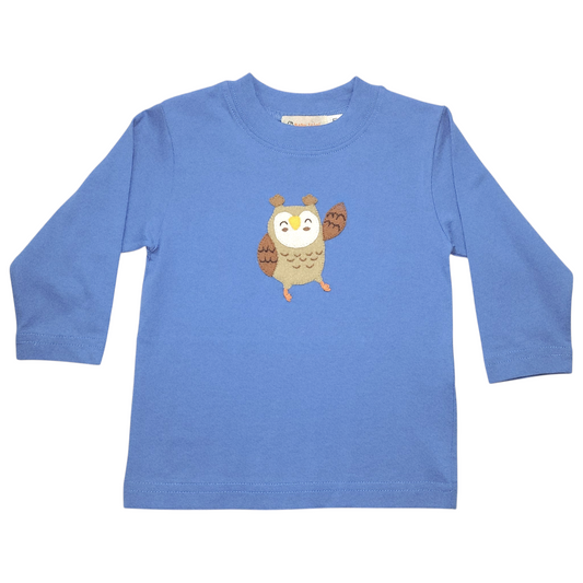 Baby Luigi Waving Owl T-Shirt