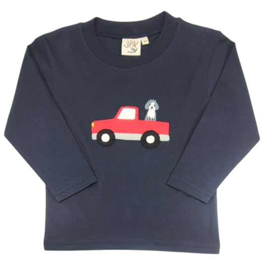 Luigi Pickup Truck With Dog T-Shirt