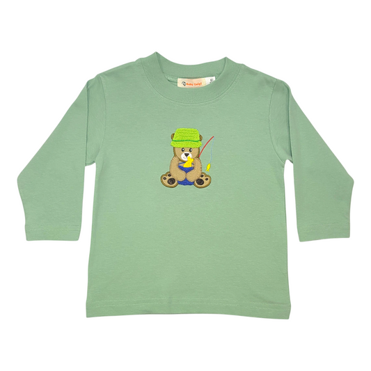 Luigi Bear Fishing T-Shirt
