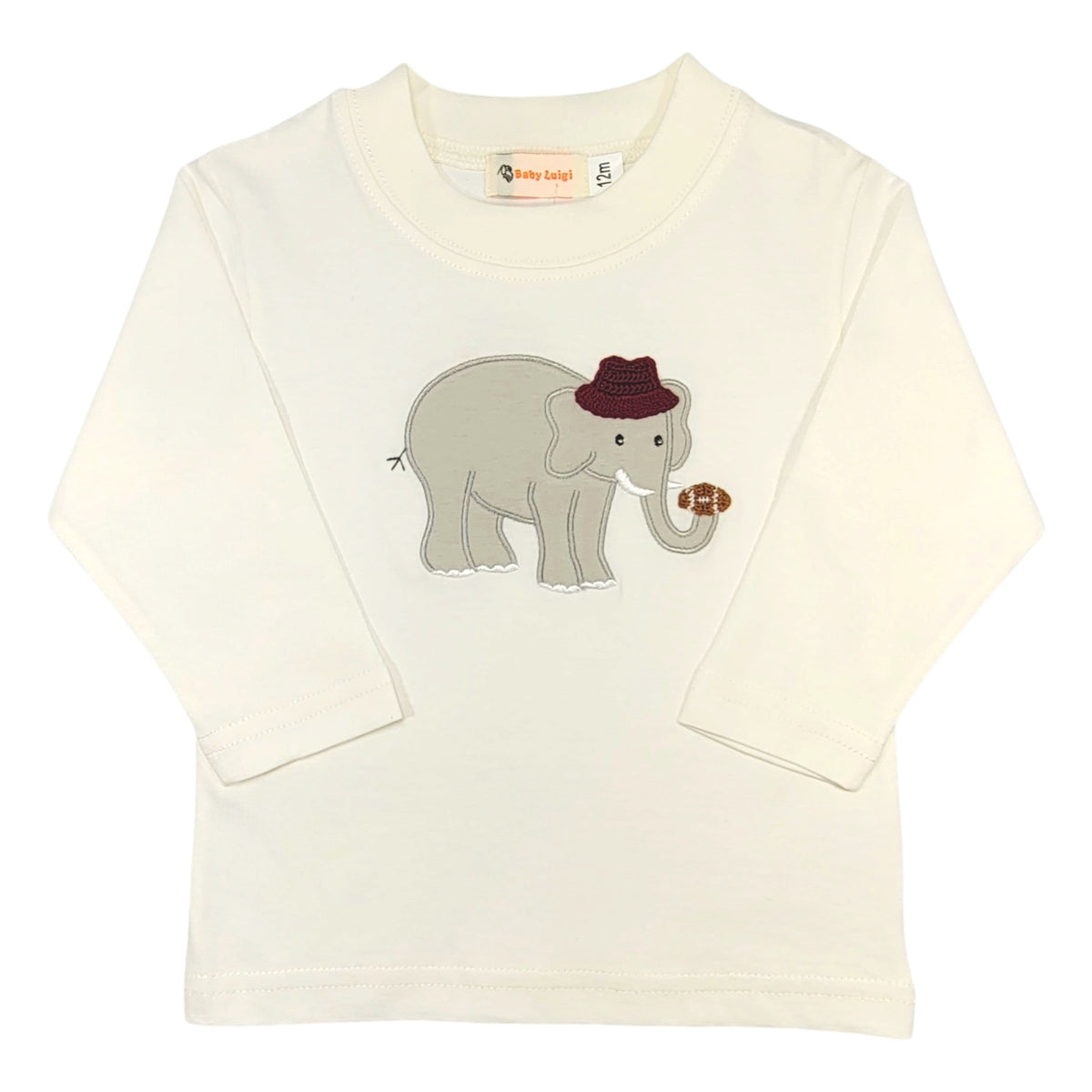 Luigi Elephant With Football T-Shirt