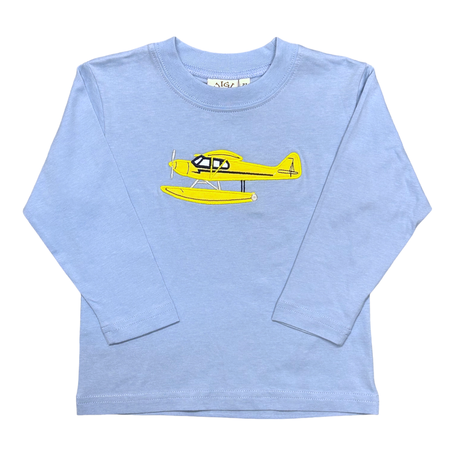 Luigi Sea Plane Applique Tee