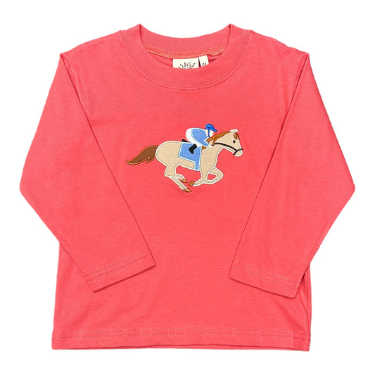 Luigi Horse Jockey Applique Tee