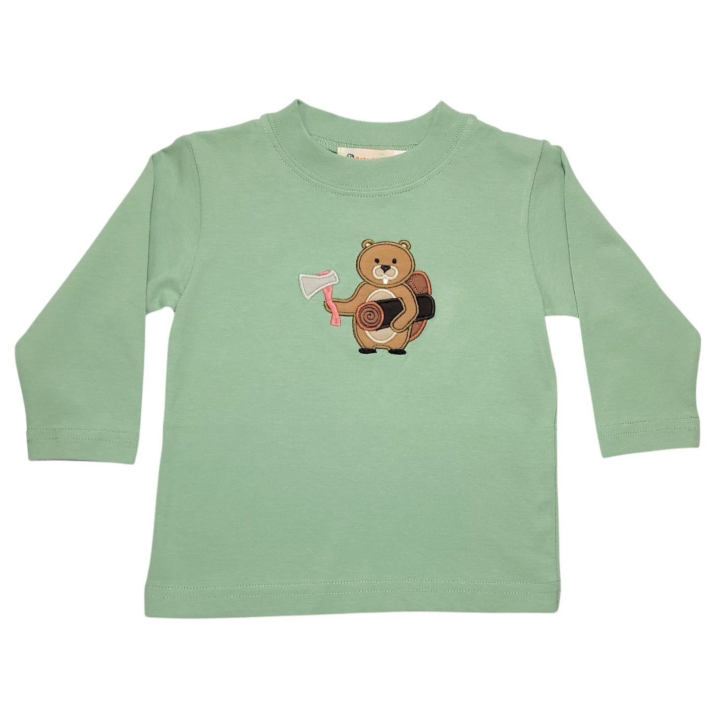 Baby Luigi Beaver With Axe And Log T-Shirt